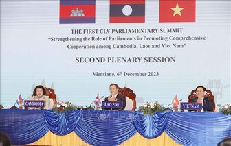 Hội nghị Cấp cao Quốc hội ba nước Campuchia - Lào - Việt Nam thành công tốt đẹp