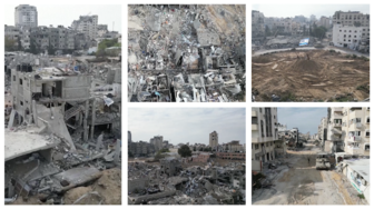 Cận cảnh Thành phố Gaza bị tàn phá sau hơn 2 tháng xung đột Israel - Hamas