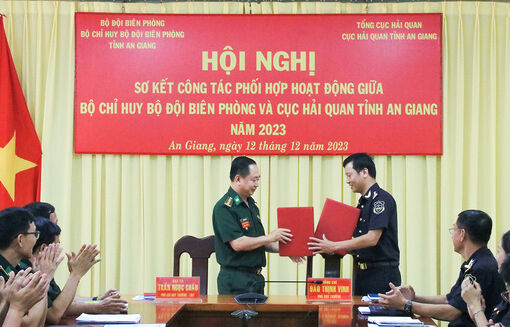 Tăng cường phối hợp trên tuyến biên giới An Giang