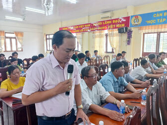 Ðại biểu Quốc hội tỉnh An Giang tiếp xúc cử tri xã Ô Long Vĩ