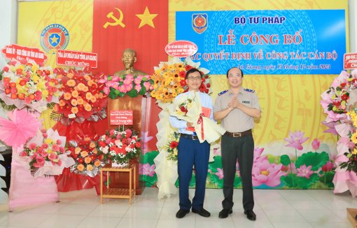 Phó Trưởng ban Nội chính Tỉnh ủy Lê Trung Hiếu giữ chức vụ Cục trưởng Cục Thi hành án dân sự tỉnh An Giang