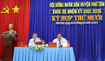 HĐND huyện Phú Tân khai mạc kỳ họp cuối năm 2023