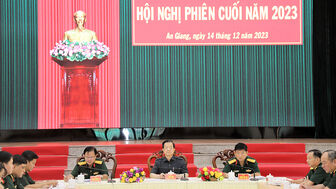 Hội nghị Đảng ủy Quân sự tỉnh An Giang phiên cuối năm 2023