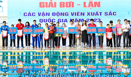 Long An giành ngôi nhất toàn đoàn môn bơi giải các vận động viên xuất sắc quốc gia năm 2023