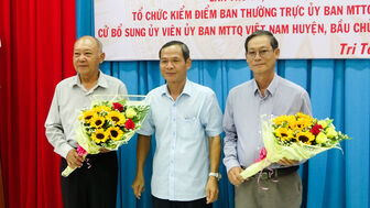 Ông Trần Quốc Cường giữ chức Chủ tịch UBMTTQVN huyện Tri Tôn