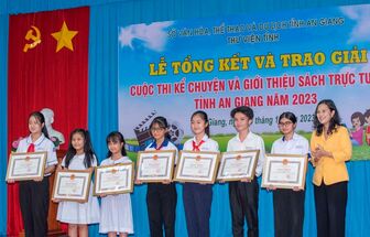 Trao giải Cuộc thi Kể chuyện và Giới thiệu sách trực tuyến tỉnh An Giang năm 2023