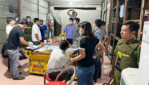 Kiểm tra tiệm game ở phường Mỹ Phước, phát hiện nhóm đối tượng tổ chức và sử dụng ma túy