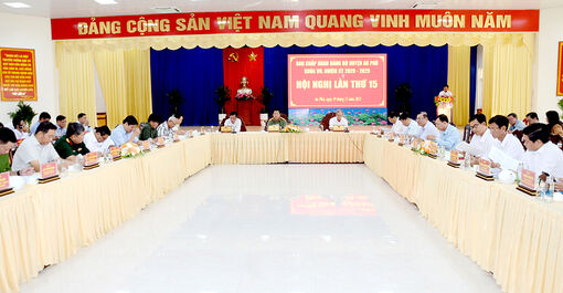 Hội nghị lần thứ 15, Ban Chấp hành Đảng bộ huyện An Phú