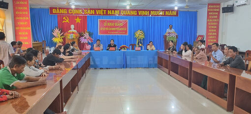 Khai giảng lớp “Dệt thổ cẩm Khmer trình độ sơ cấp”