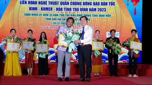 Trà Vinh: Bế mạc Liên hoan nghệ thuật quần chúng dân tộc Kinh, Khmer, Hoa