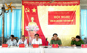 Công an huyện An Phú tổ chức Hội nghị “Công an lắng nghe ý kiến Nhân dân” lần II/2023