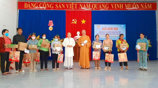 Sơ kết Chương trình đồng hành cùng hộ nghèo năm 2023 tại TX. Tịnh Biên