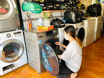 Nở rộ nghề giặt sấy