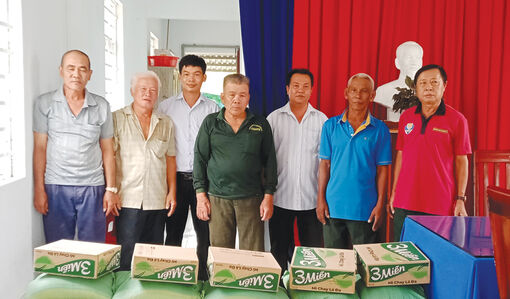 Cựu chiến binh ấp Ba Xoài làm theo Bác