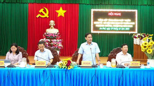 An Phú tổng kết thực hiện nhiệm vụ kinh tế - xã hội năm 2023
