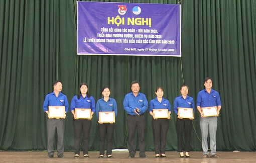 Huyện đoàn Chợ Mới tổng kết công tác Đoàn - Hội năm 2023