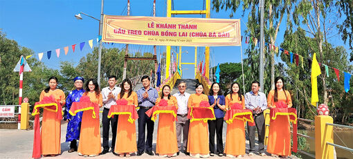 Lễ khánh thành cầu chùa Bà Bài