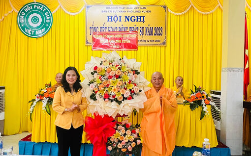 TP. Long Xuyên tổng kết hoạt động Phật sự năm 2023