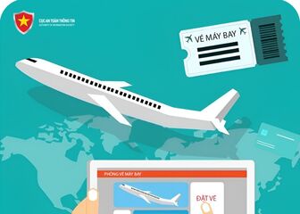 Cảnh giác với thông tin lừa đảo trực tuyến mua vé máy bay giá rẻ, việc làm thêm dịp Tết