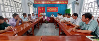 Đồng chí Lê Văn Dưỡng giữ chức Bí thư Đảng ủy xã Vĩnh Phước