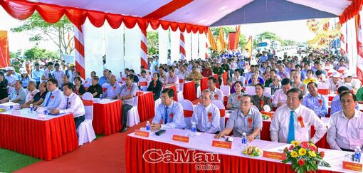 Cà Mau: Khởi công xây dựng cụm Tượng đài Kỷ niệm chuyến tàu tập kết ra Bắc năm 1954