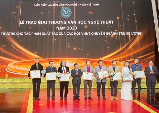 69 tác phẩm xuất sắc đoạt Giải thưởng Văn học nghệ thuật năm 2023