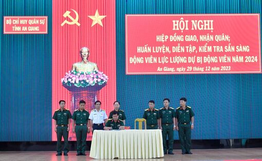 An Giang chuẩn bị chu đáo cho Ngày hội tòng quân năm 2024