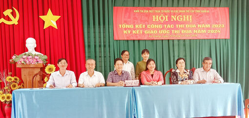 Khối Thi đua Mặt trận Tổ quốc và các đoàn thể An Giang quyết tâm thực hiện thắng lợi nhiệm vụ chính trị năm 2024