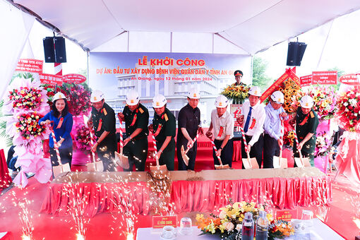 Khởi công Dự án Đầu tư xây dựng Bệnh viện Quân Dân Y tỉnh An Giang