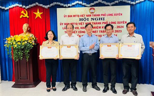 TP. Long Xuyên: Nhiều tập thể, cá nhân hoàn thành xuất sắc nhiệm vụ công tác mặt trận