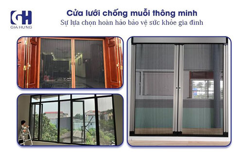 GIAHUNGPRO - Địa chỉ cung cấp cửa lưới chống muỗi chính hãng, giá rẻ tại Hà Nội
