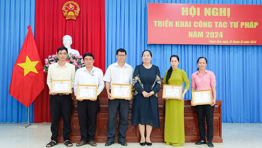 Thoại Sơn triển khai công tác tư pháp năm 2024