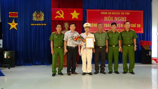 Điều động, bổ nhiệm Phó Trưởng Công an huyện Tri Tôn