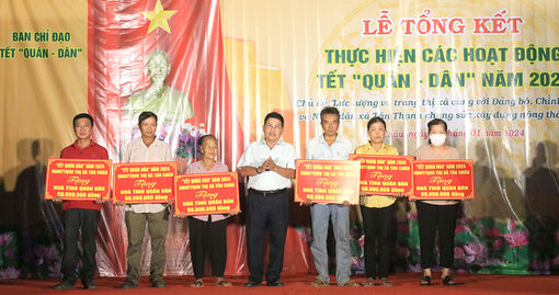 TX. Tân Châu huy động gần 1 tỷ đồng cho Tết quân - dân