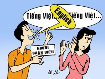 Có phải nói tiếng Việt xen vài từ tiếng Anh là sành điệu không ông giáo?