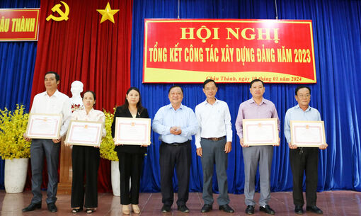 Huyện ủy Châu Thành tổng kết công tác xây dựng Đảng năm 2023