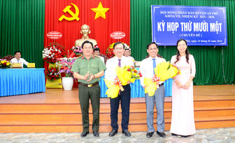 Đồng chí Trang Công Cường được bầu Chủ tịch UBND huyện An Phú