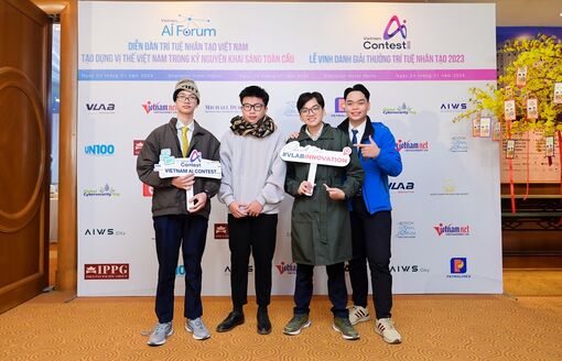 Học sinh Trường THPT chuyên Thoại Ngọc Hầu đạt giải nhì tại Lễ vinh danh Giải thưởng trí tuệ nhân tạo năm 2023