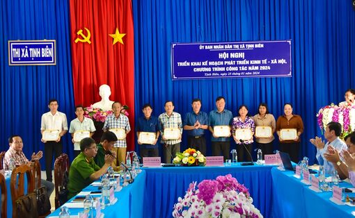TX. Tịnh Biên tập trung phát triển kinh tế - xã hội trong năm 2024