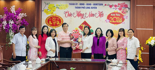 Hội Doanh nhân trẻ An Giang mang niềm vui Xuân đến gia đình khó khăn ở TP. Long Xuyên