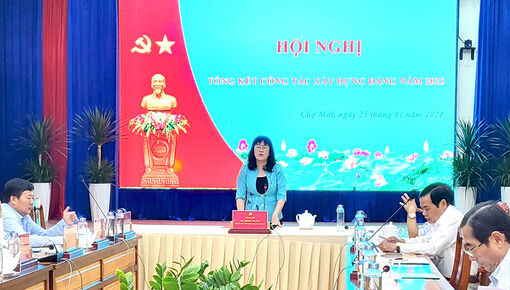 Huyện ủy Chợ Mới tổng kết công tác xây dựng Đảng năm 2023