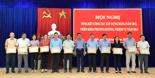 Thành ủy Châu Đốc triển khai công tác xây dựng Đảng năm 2024