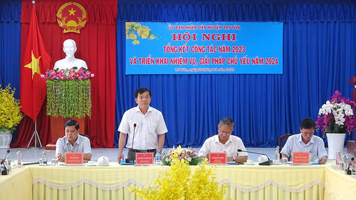 Tri Tôn tập trung thực hiện 16 chỉ tiêu kinh tế - xã hội năm 2024