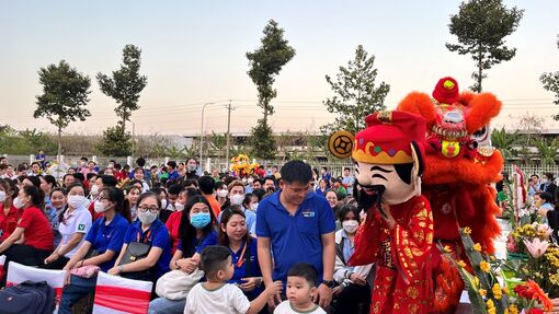 600 công nhân Công ty TNHH An Giang Samho nô nức vui "Tết sum vầy"