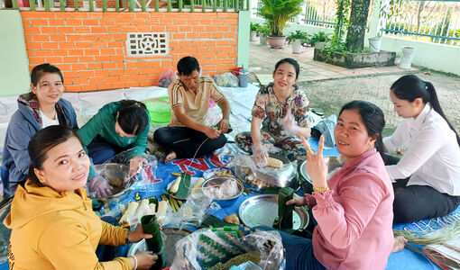 Vui Xuân cho công nhân ngành thủy sản Khu Công nghiệp Bình Long
