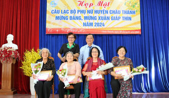 Câu lạc bộ Phụ nữ huyện Châu Thành họp mặt mừng Đảng, mừng Xuân Giáp Thìn năm 2024