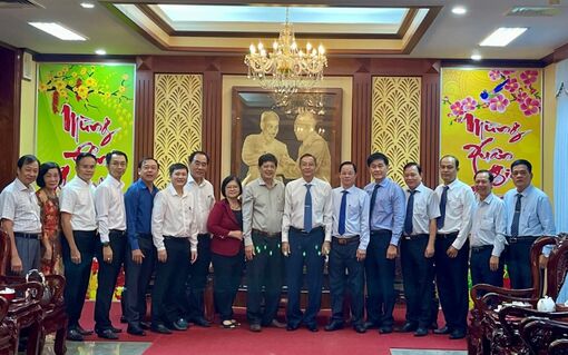 Hiệp hội Doanh nghiệp tỉnh An Giang chúc Tết Thường trực Tỉnh ủy