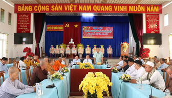 Huyện Châu Thành họp mặt chức sắc, chức việc mừng Xuân Giáp Thìn năm 2024