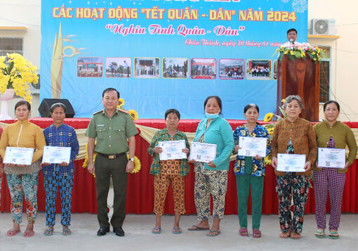 Châu Thành tổng kết các hoạt động Tết quân - dân năm 2024