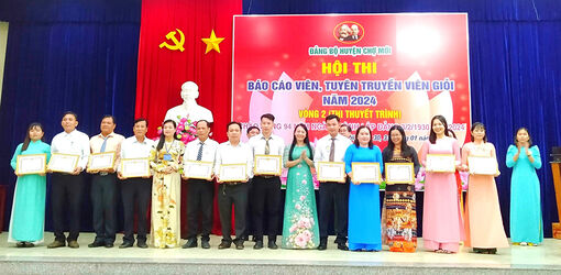 Chợ Mới thi báo cáo viên, tuyên truyền viên giỏi